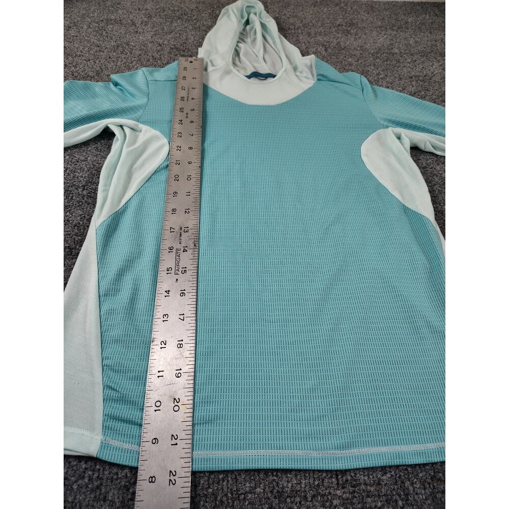 Hoka Airolite Hoody LS Shirt Womens S Blue Lightweight Running Hiking Outdoor - Picture 5 of 14